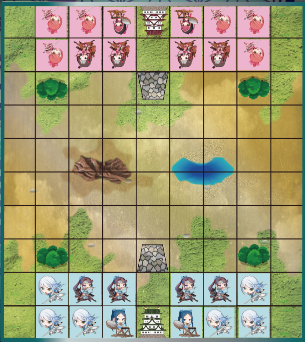 1 Ninja War board